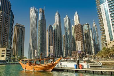 Traditional Dhow Cruise along Dubai's Marina