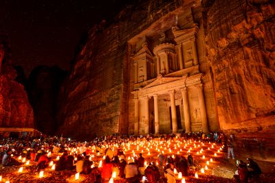 Night show in Petra