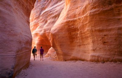 Jordánsko  v létě od jihu k severu