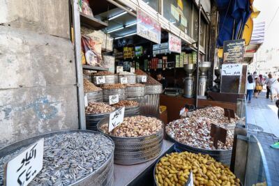 Jordánsko  v létě od jihu k severu