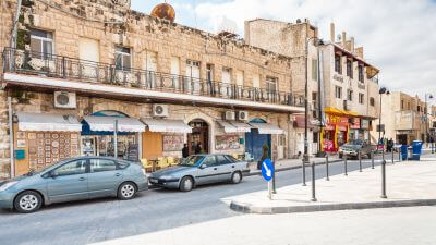 Jordánsko  v létě od jihu k severu