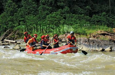 Rafting po řece Kampar