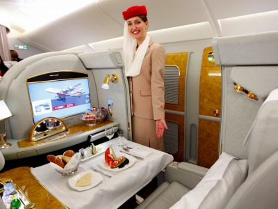 Z Prahy do Dubaje s Emirates A380