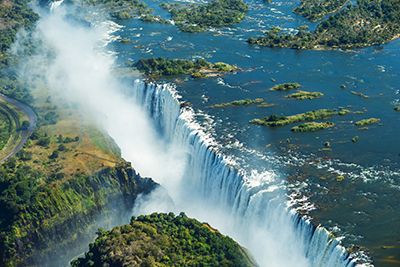 The Sun City and Waterfalls